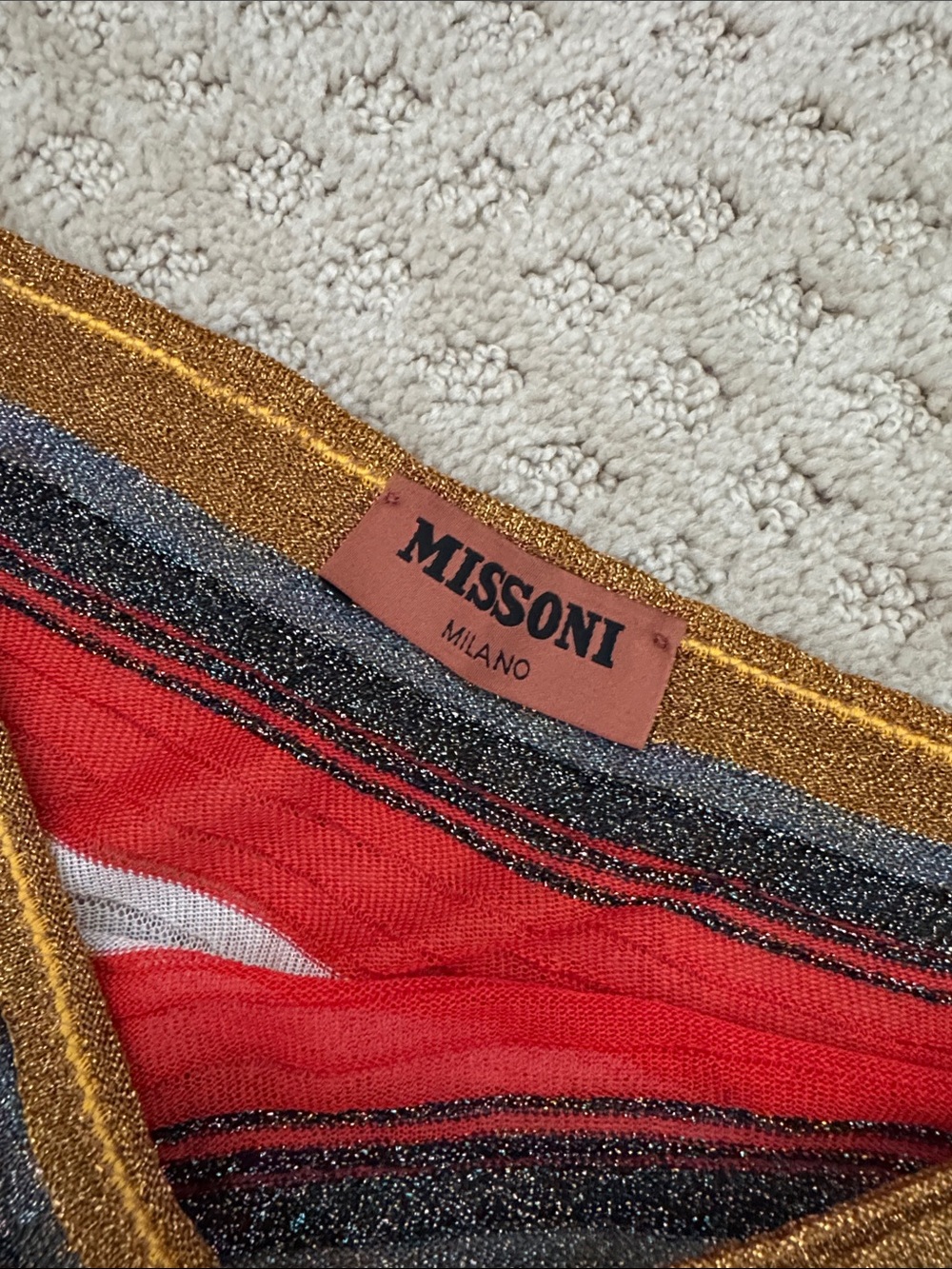 Missoni Asymmetrical Metallic Cover Up - Picture 6 of 12
